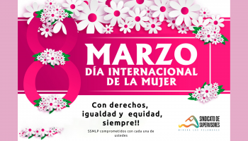 8 de Marzo, Día Internacional de la Mujer. Sindicato de Supervisores/as Minera Los Pelambres