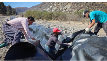 Minera Los Pelambres construyó canal de riego que fortalecerá la agricultura familiar en Mincha